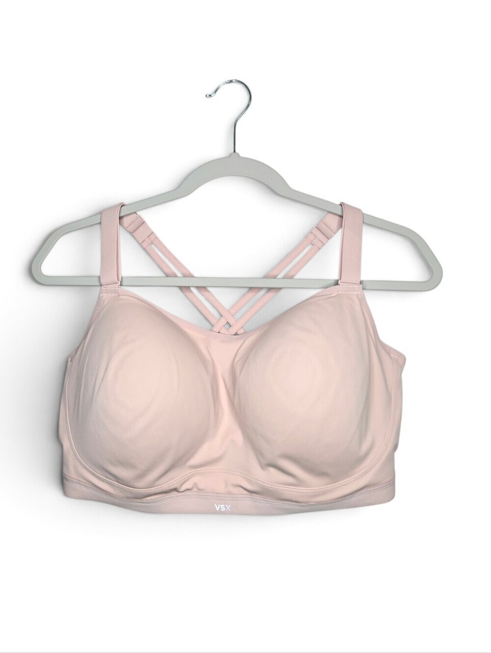 Victoria's Secret Strappy Sports Bra. Light Pink. 42DD